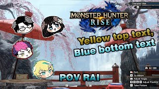 【 Monster Hunter Rise 】Collaboration stream : "How do i do this again?-"【 NIJISANJI ID】