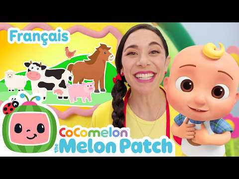 Farm Animals! 🐄 NEW | Nursery Rhymes and Games | CoComelon Melon Patch