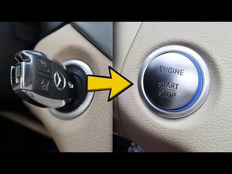 Mercedes. How to install start stop button Mercedes. How to install start stop button