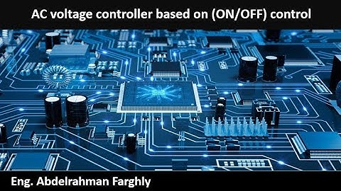 Single phase AC voltage controller with ON/OFF control
