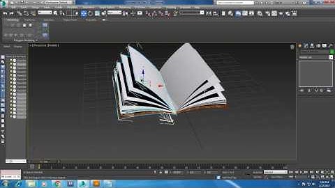 Tutorial on Modeling an open book in 3dsmax.