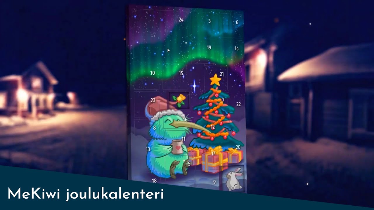 MeKiwi joulukalenteri