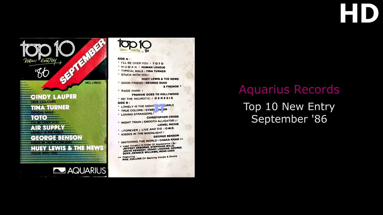 Top 10 New Entry September '86 | Audio HD