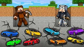 ZENGİN VS FAKİR EN İYİ ARABAYI BULAN KAZANIR - Minecraft