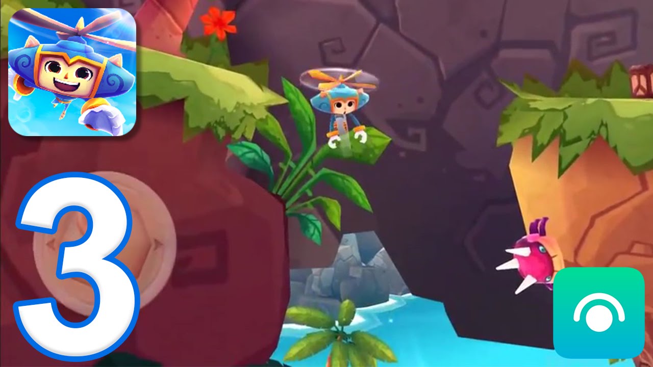 Heroki - Gameplay Walkthrough Part 3 - Laguna Rocks: Levels 4-5 (iOS)