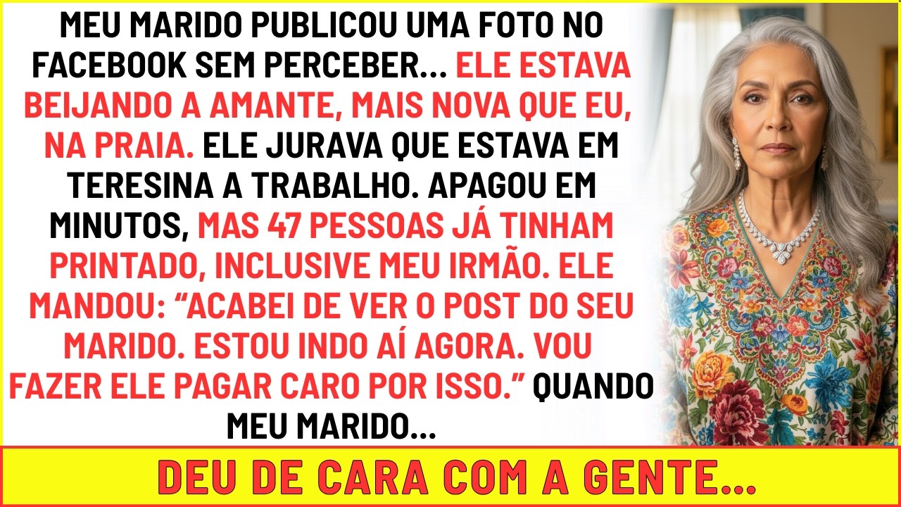 Meu marido postou foto com a amante por engano. Meu irmão foi atrás dele, furioso, para confrontá-lo