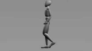 Blender biped rig walk cycle