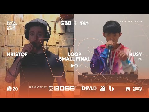 KRISTOF vs RUSY | Grand Beatbox Battle 2020 Online Loopstation | SMALL FINAL