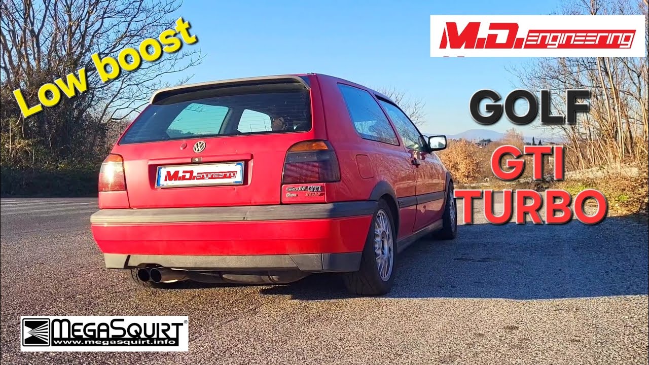 Golf GTI Turbo M.D. Engineering First Test YouTube