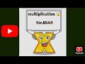 Multiplication  । गुणा करने का आसान तरीका। #maths #viral #Mr8540 #foryou 