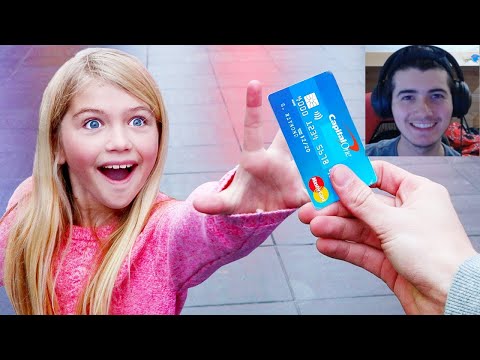 Mrbeast I Gave My Credit Card To Random People Reaction!