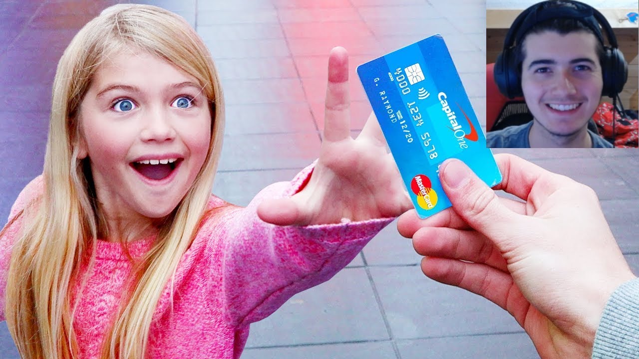 Mrbeast I Gave My Credit Card To Random People Reaction!