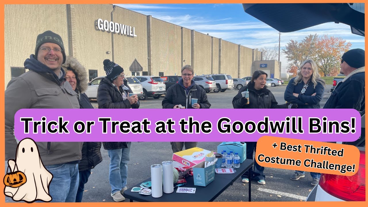 Trick or Treat at the Goodwill Outlet Bins MN Reseller Meet Up Minnesota reselling YouTube