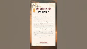 Văn khấn Gia Tiên rằm tháng 7 #tuvi #tuvivn #phongthuy #tamlinh #tuvi2024 #vankhan #thang7amlich