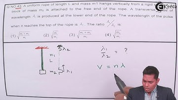 NEET 2016 Physics Paper Solution - Question 43 - NEET Physics Paper Video Solution