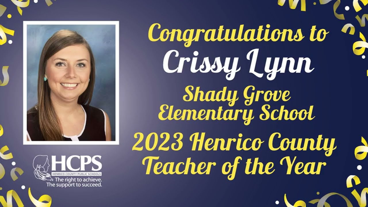 2023 Henrico County Teacher of the Year - YouTube