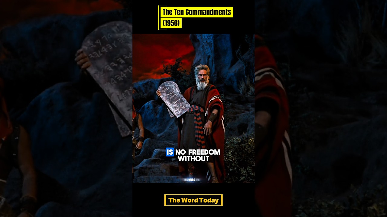 Moses Sees the Rebellion | The Ten Commandments (1956) #shorts #viral #fyp #movie