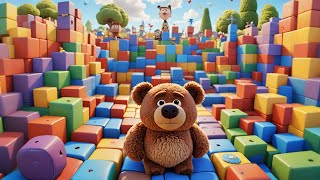 My Teddy Is Trapped in a Puzzle! 🧸🧩 | Fun Story for Kids | Preschool Learning & Problem-Solving