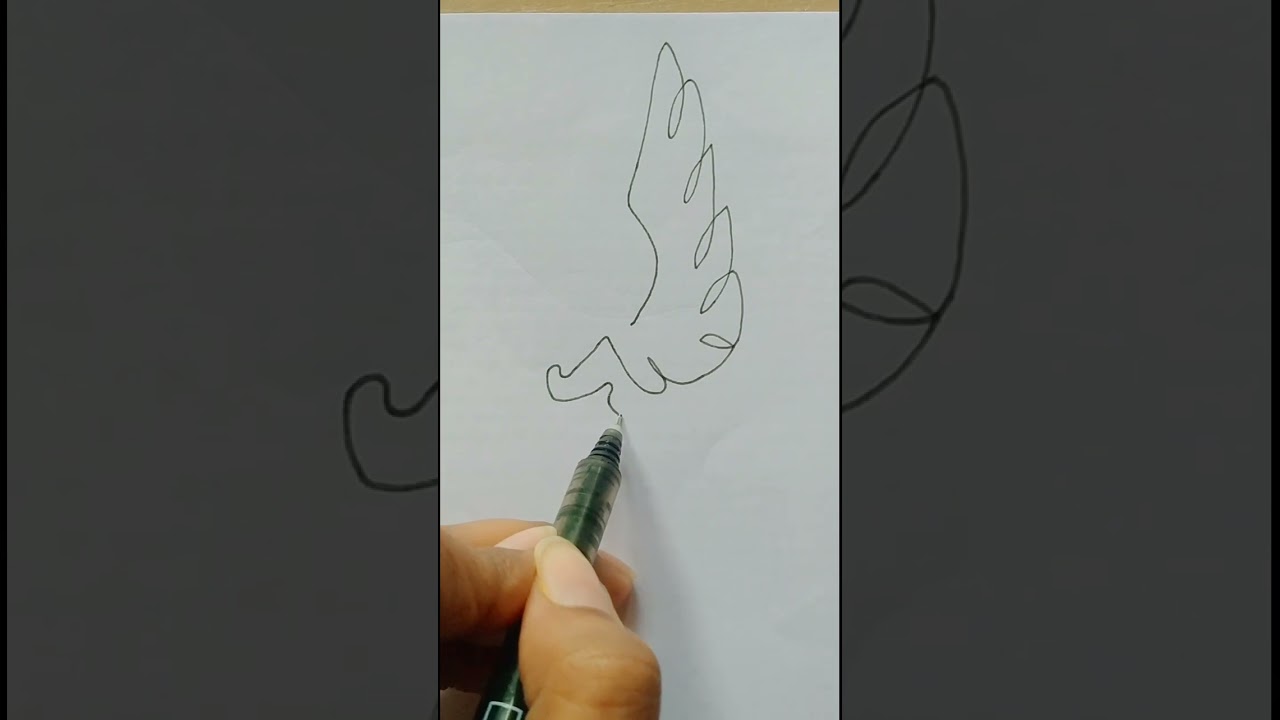 girl 👩  one line drawing ✍️ 