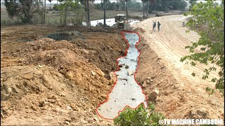 Well Done Remove Pond Filling Using 10Wheels Truck Transport Soil&Stone With Dozer D60P Pushing by TV Machine Cambodia 8,757 views 3 weeks ago 2 hours, 9 minutes