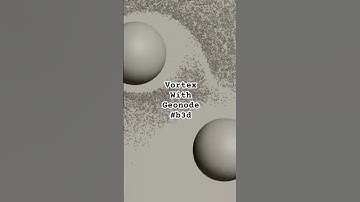 Vortex with geometry node inside blender #b3d #tutorial #blender #geometrynode #november #simulation