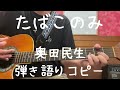 たばこのみ_奥田民生_弾き語りコピー