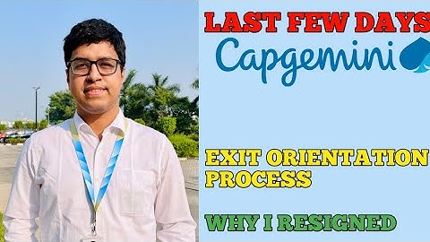 I Resigned From Capgemini - Why Did I Resign From My Job