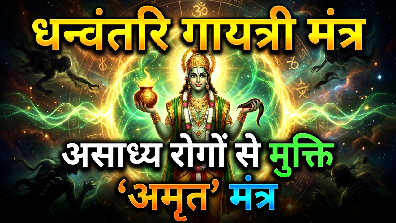 धन्वंतरि गायत्री मंत्र: असाध्य रोगों से मुक्ति का अमृत मंत्र | Dhanvantri Gayatri Mantra | Mantra