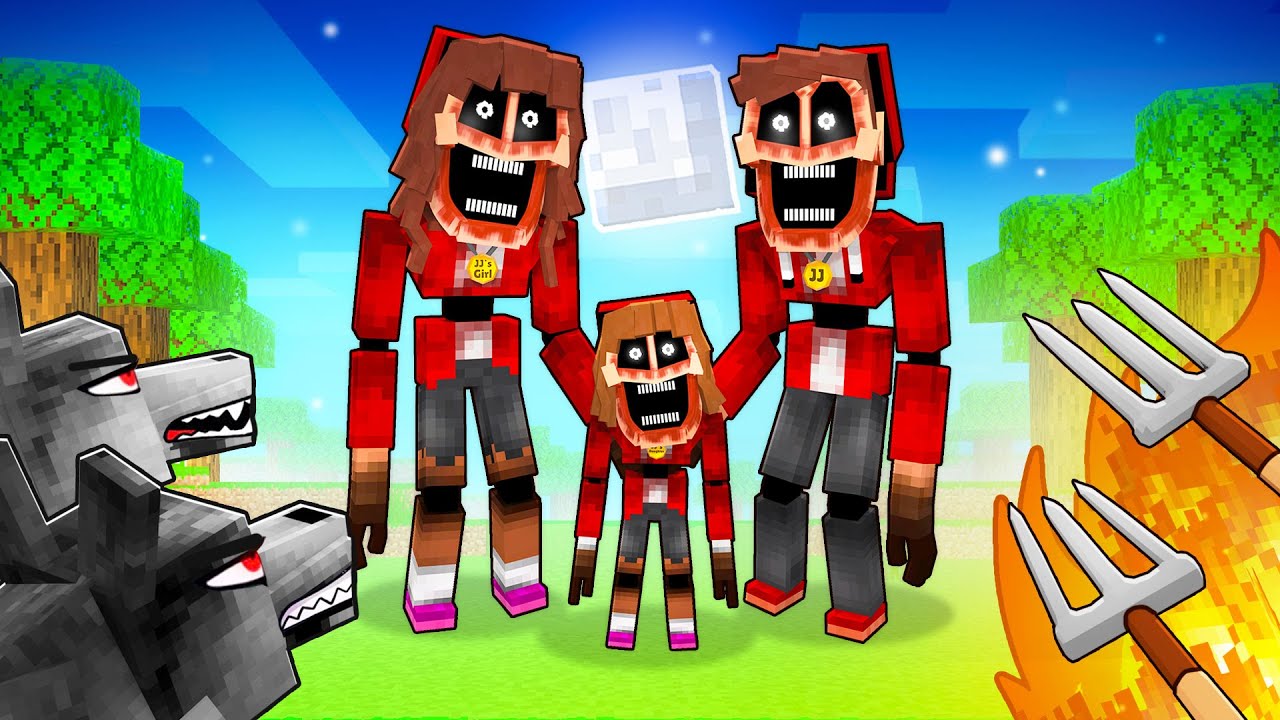 JJ MIMIC Family are not Monsters - Maizen Minecraft Animation
