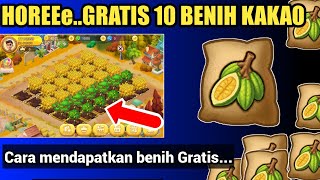 Lahanku mulai berwarna ! Cara update lahan dan cara klaim benih gratis, game pertanian online screenshot 4