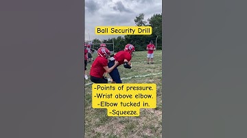 Here’s a great pre-season drill that works ball security and explosion. #footballdrills #coaching