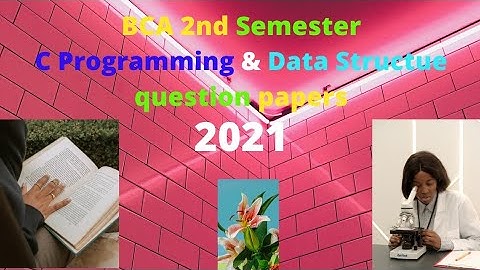 BCA 2nd Semester C Programming & Data Structure (2019-22) #BRABU Muzaffarpur || by amarjeet kumar