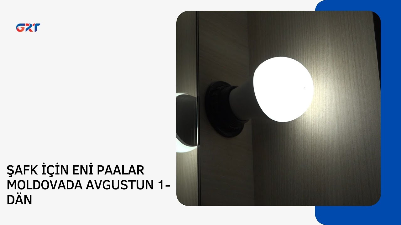 ŞAFK İÇİN ENİ PAALAR MOLDOVADA AVGUSTUN 1-DÄN