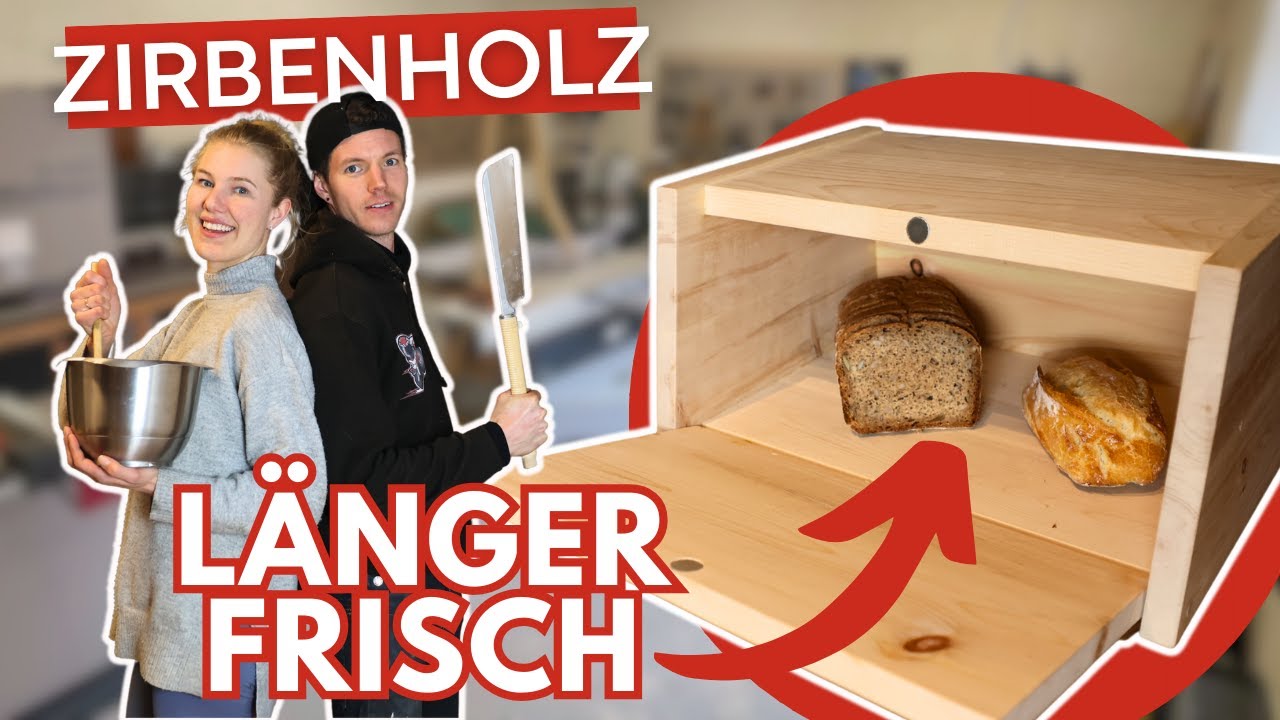 Das Geheimnis für frisches Brot! Ein Kasten aus ZIRBE 🪵