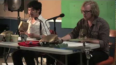 Rick Burkhart: "Simulcast" for speaking percussion...