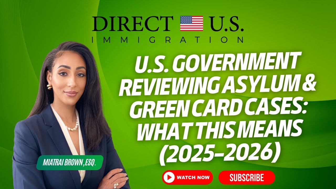 Правительство США пересматривает дела о предоставлении убежища и выдаче грин-карт: что это значит...