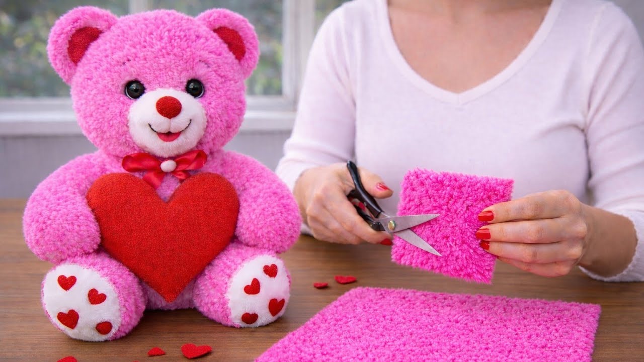 😍Сделать этого плюшевого мишку может каждый / 💥Как сделать плюшевого мишку без использования формы