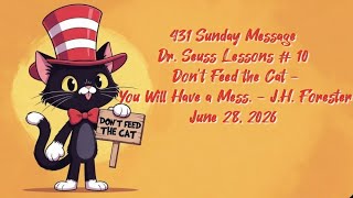 431 Sunday Message - June 28, 2026