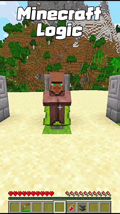 Minecraft Logic! #minecraft #shorts  #trendingonshorts  #trending #minecrafttrendingshorts