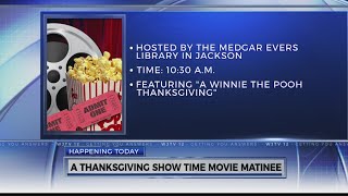 The Medgar Evers Library is holding a Thanksgiving matinee showing