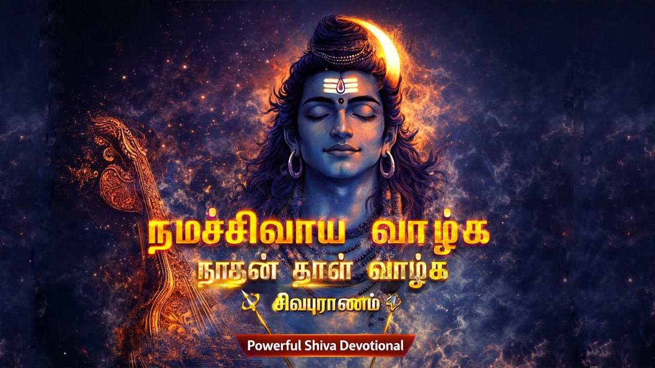 நமச்சிவாய வாழ்க நாதன் தாள் வாழ்க | சிவபுராணம் | Powerful Shiva Devotional Song Tamil
