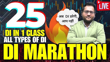 DI Marathon | 25 DI in 1 Class | DI Complete Marathon for All Bank Exams | All Types of DI | Harshal