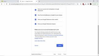 Sync Google Classroom with Active Classroom