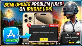 How to Fix BGMI Update Issue on iPhone | BGMI Please Download the New Version From the App Store...