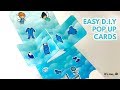 5 EASY POP UP CARDS THAT ANYONE CAN MAKE | Tutorial On How To DIY An Interactive Card