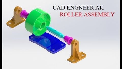 AUTOCAD l SOLIDWORKS l CAD ENGINEER AK l ROLLER ASSEMBLY