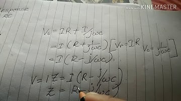 SINUSOIDAL RESPONSE OF SERIES RC CIRCUIT