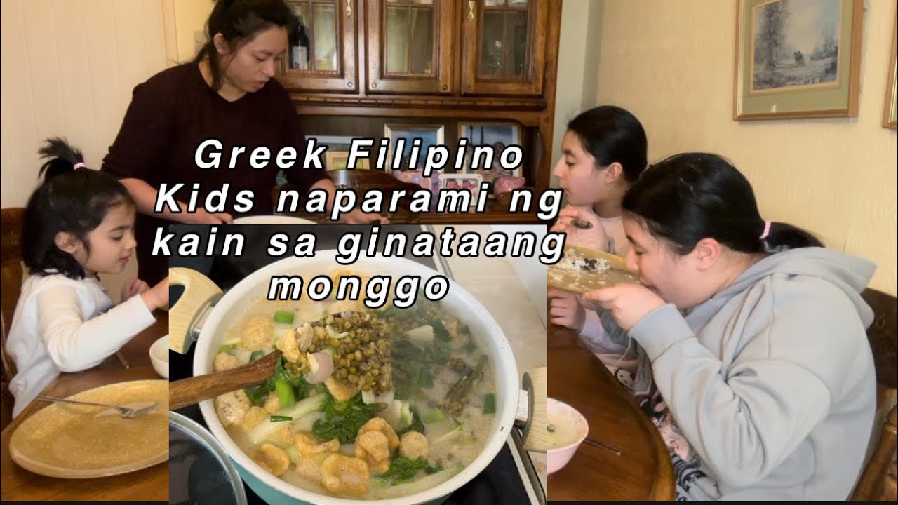 Ginataang monggo new favourite na ulam na ng anak kong Greek Filipino 😋 #filipinofood #monggo #gata
