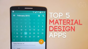 Top 5 Material Design Apps (2015)