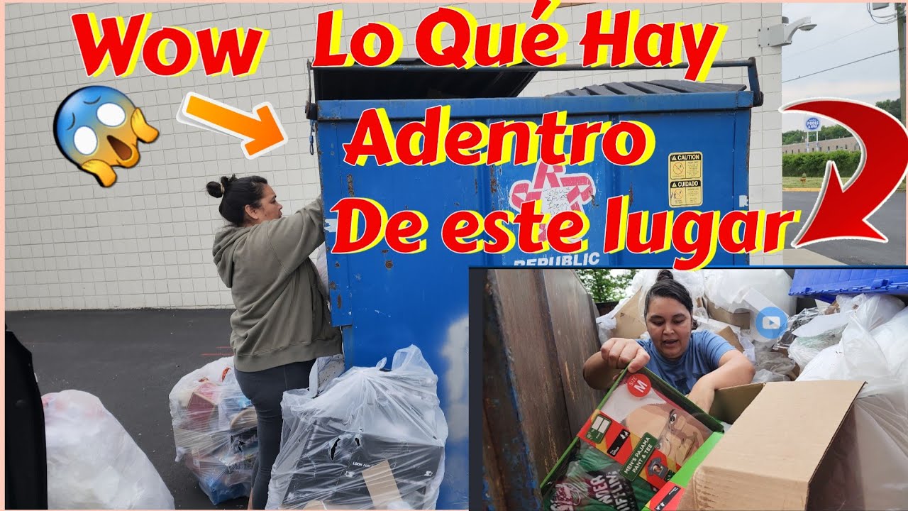 ♻️Fuè inesperado😱Lo Que HALLAMOS en este Dumpster No Pensamos Que había Todo esto #dumpsterdiving